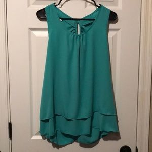 Cute dressy teal shirt